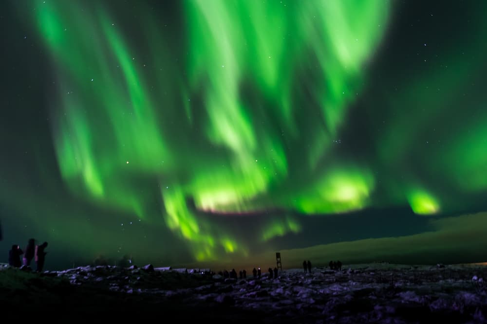 Blue staff's secret spots for Northern lights watching in Iceland