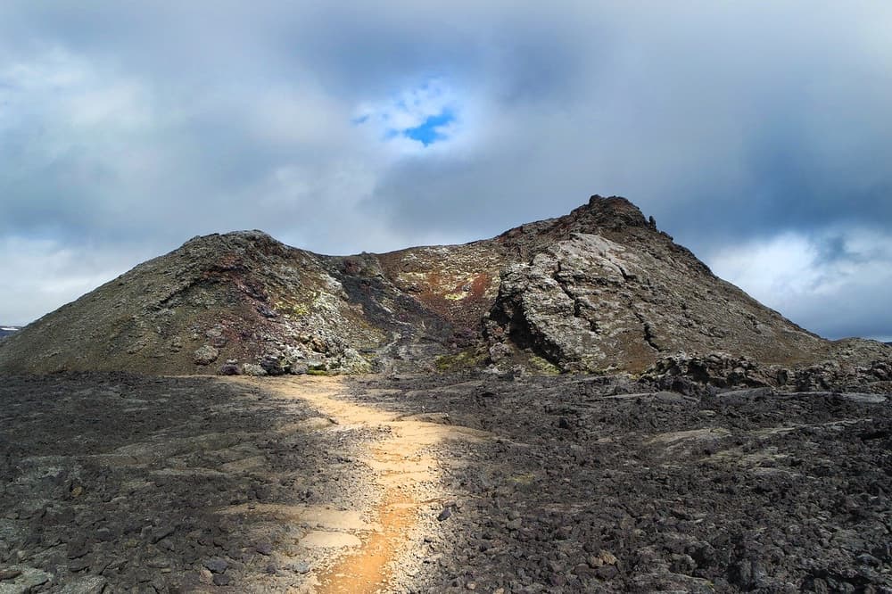 crater in Iceland crater in Iceland