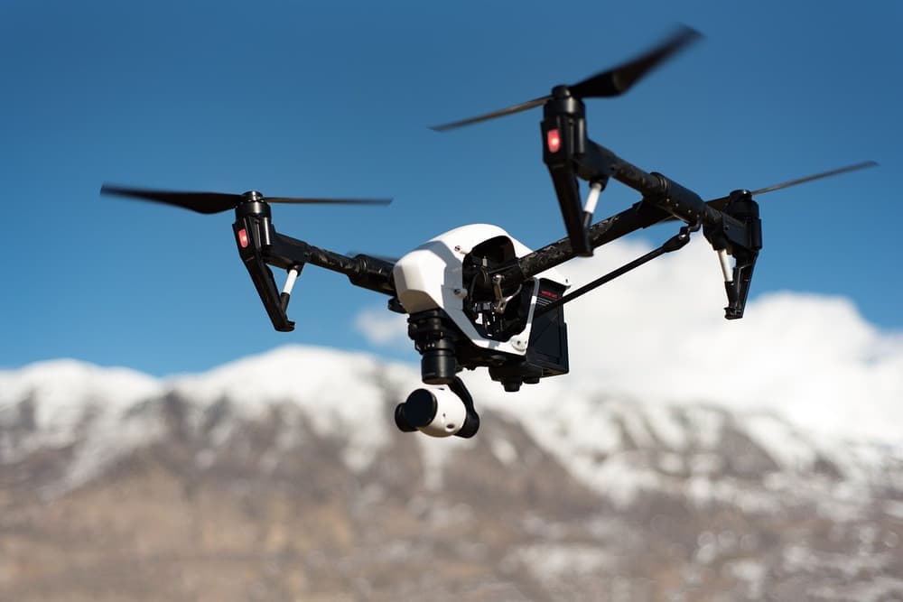 drone flying