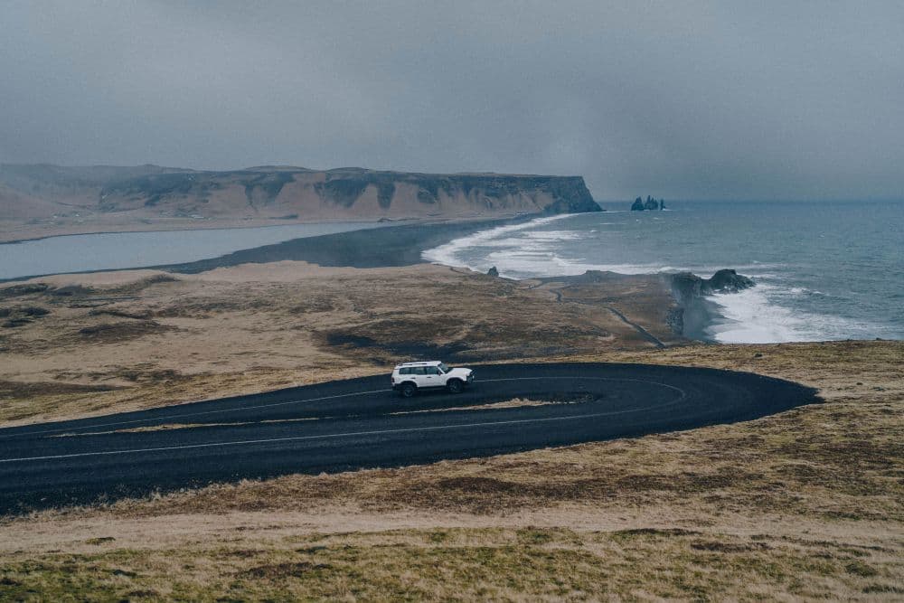 Reynisfjara and dyrholaey. Reynisfjara and dyrholaey.