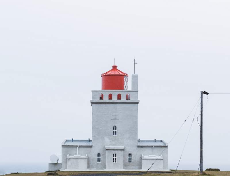 lighthouse in Dyrholaey Image of dyrholaey lighthouse