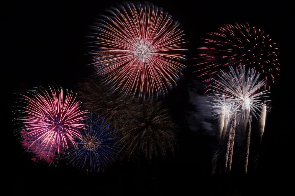 New Year's Eve fireworks in Iceland