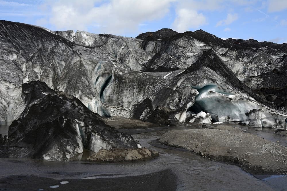 glacier tongue of Myrdalsjokull