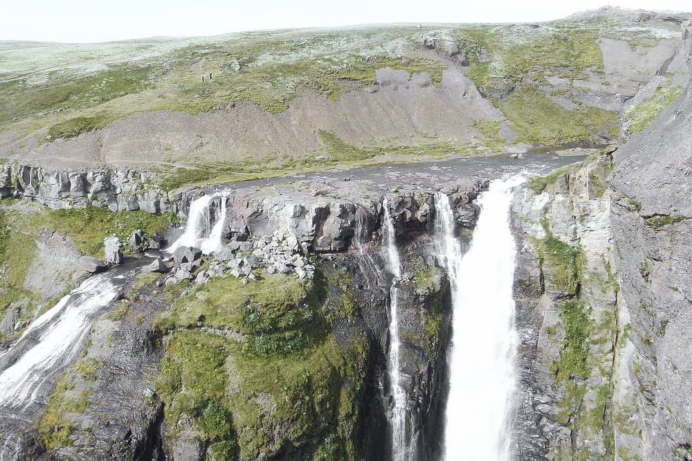 Glymur waterfall in Iceland Glymur waterfall in iceland and all it nature around it