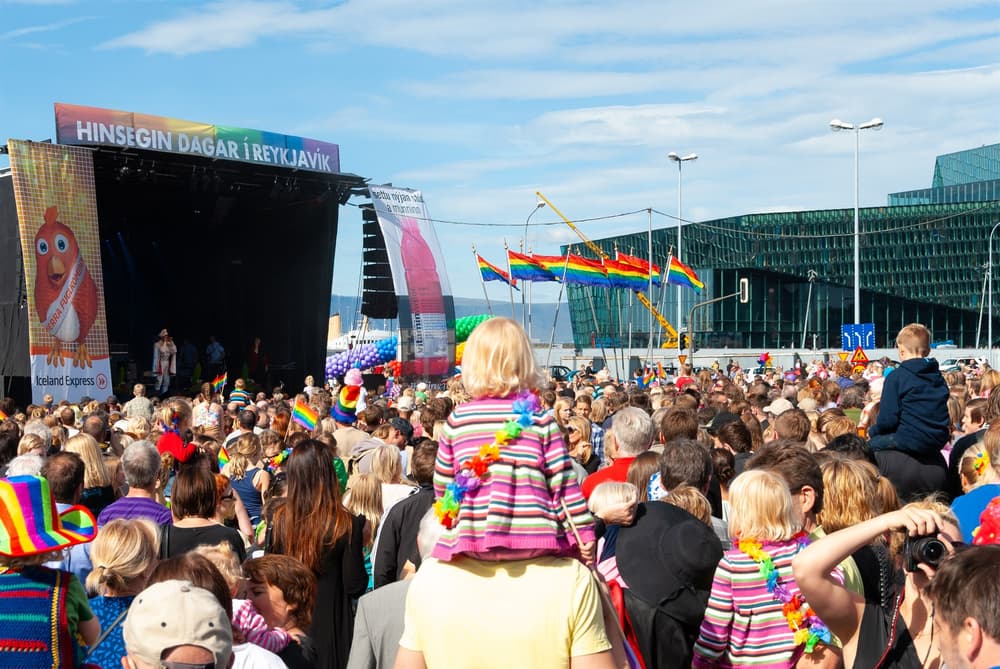 Reykjavik summer festival. Summer festival in Reykjavik.