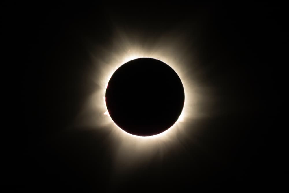 Solar eclipse Solar eclipse in Iceland.