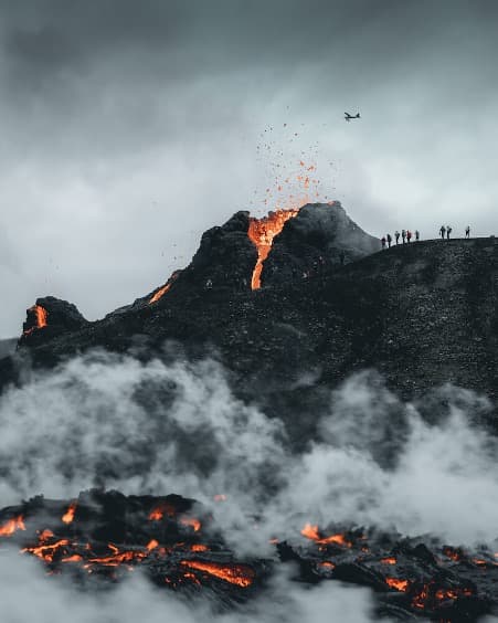 Volcano in Iceland
