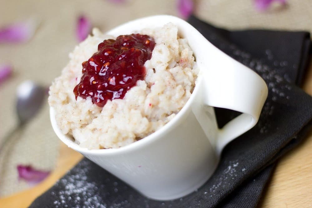 Iceland christmas pudding. Traditional christmas rice pudding in Iceland.