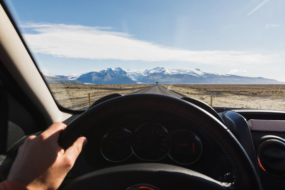 driving carefree in iceland with blue car rental