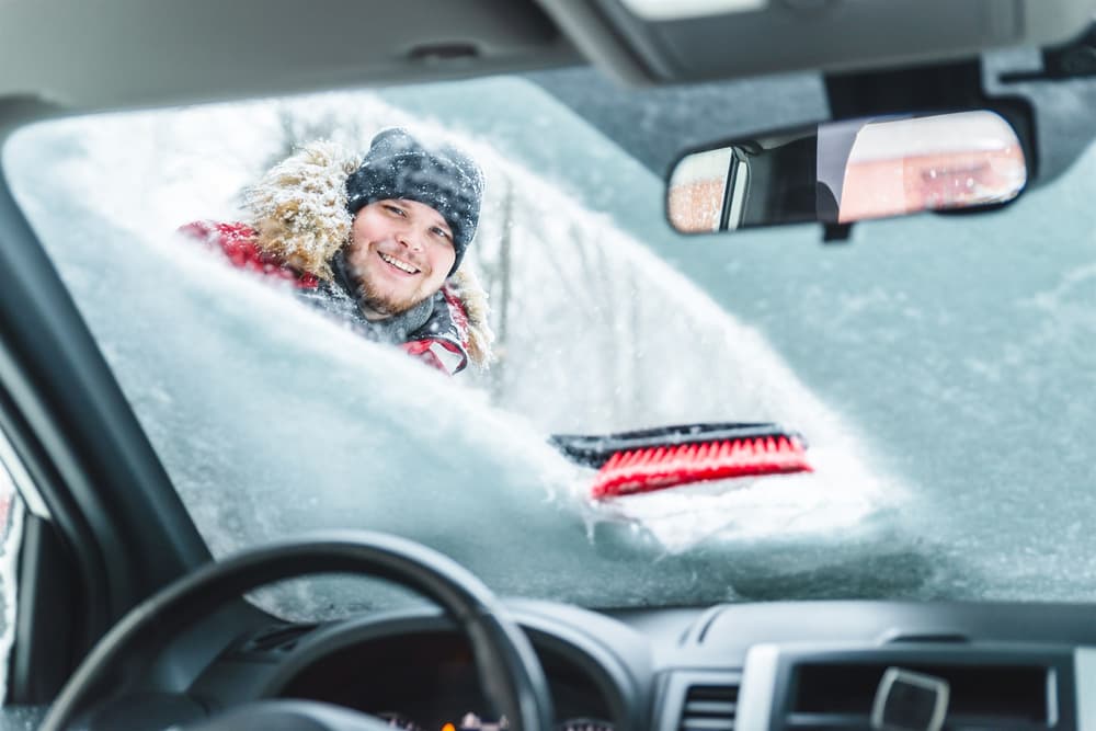 Cold car in iceland.