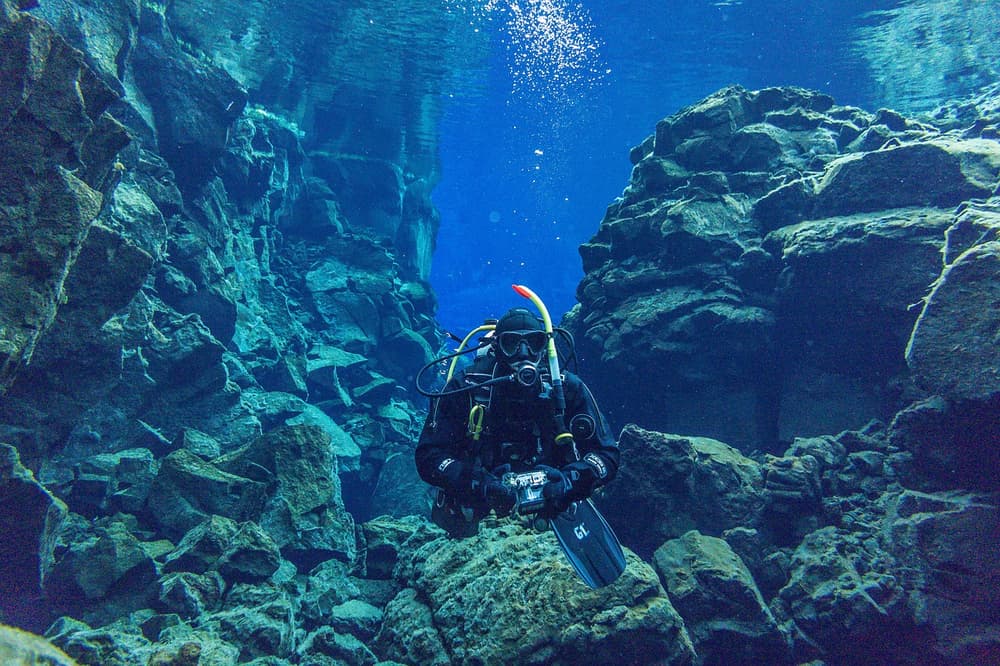Snorkeling in Silfra fissure
