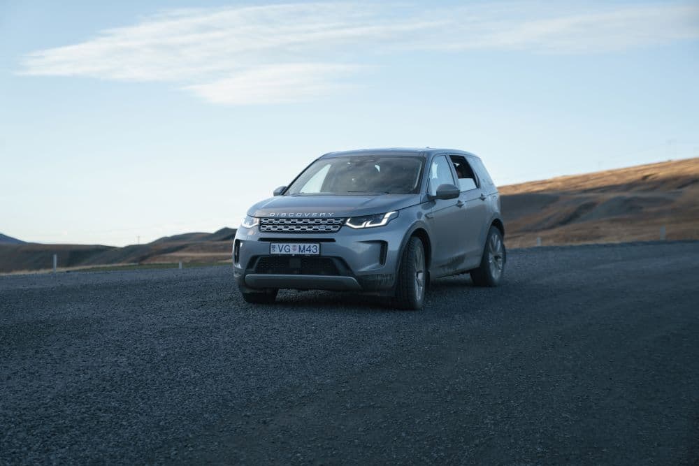 Land Rover Discovery Sport. Land Rover Discovery Sport rental car in Iceland.