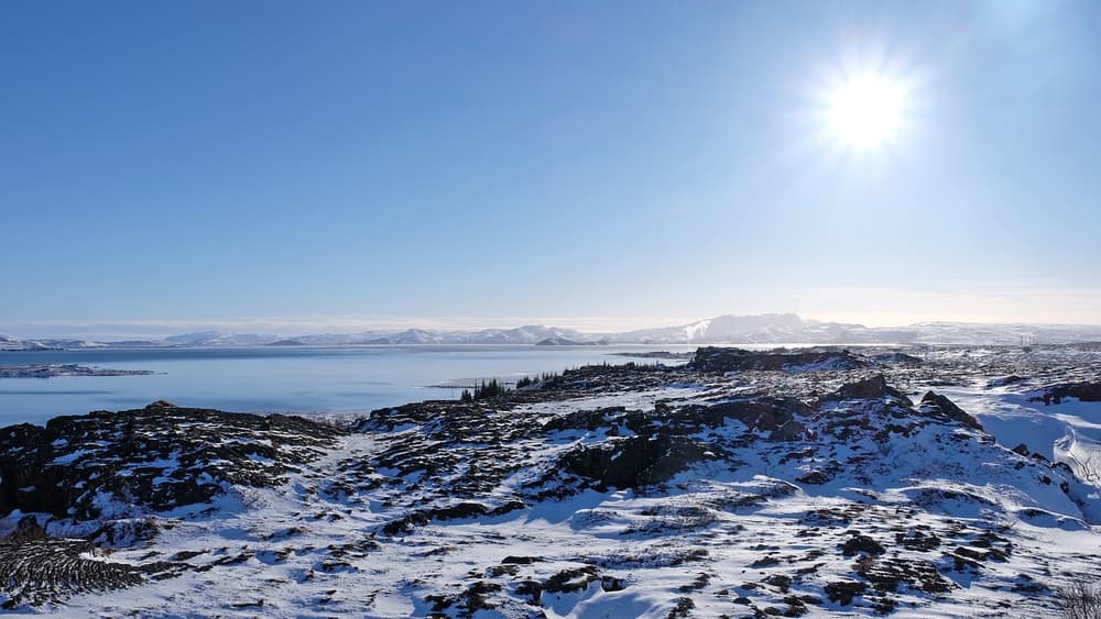 Thingvellir National Par in winter