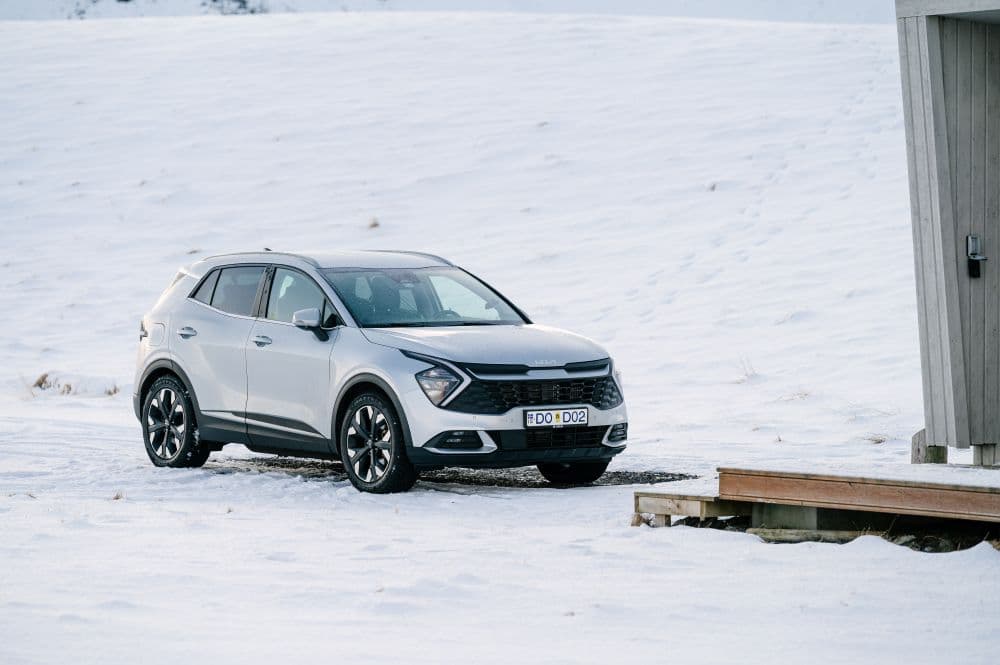Kia Sportage snow Kia Sportage in snow conditions