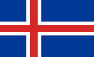the Icelandic flag