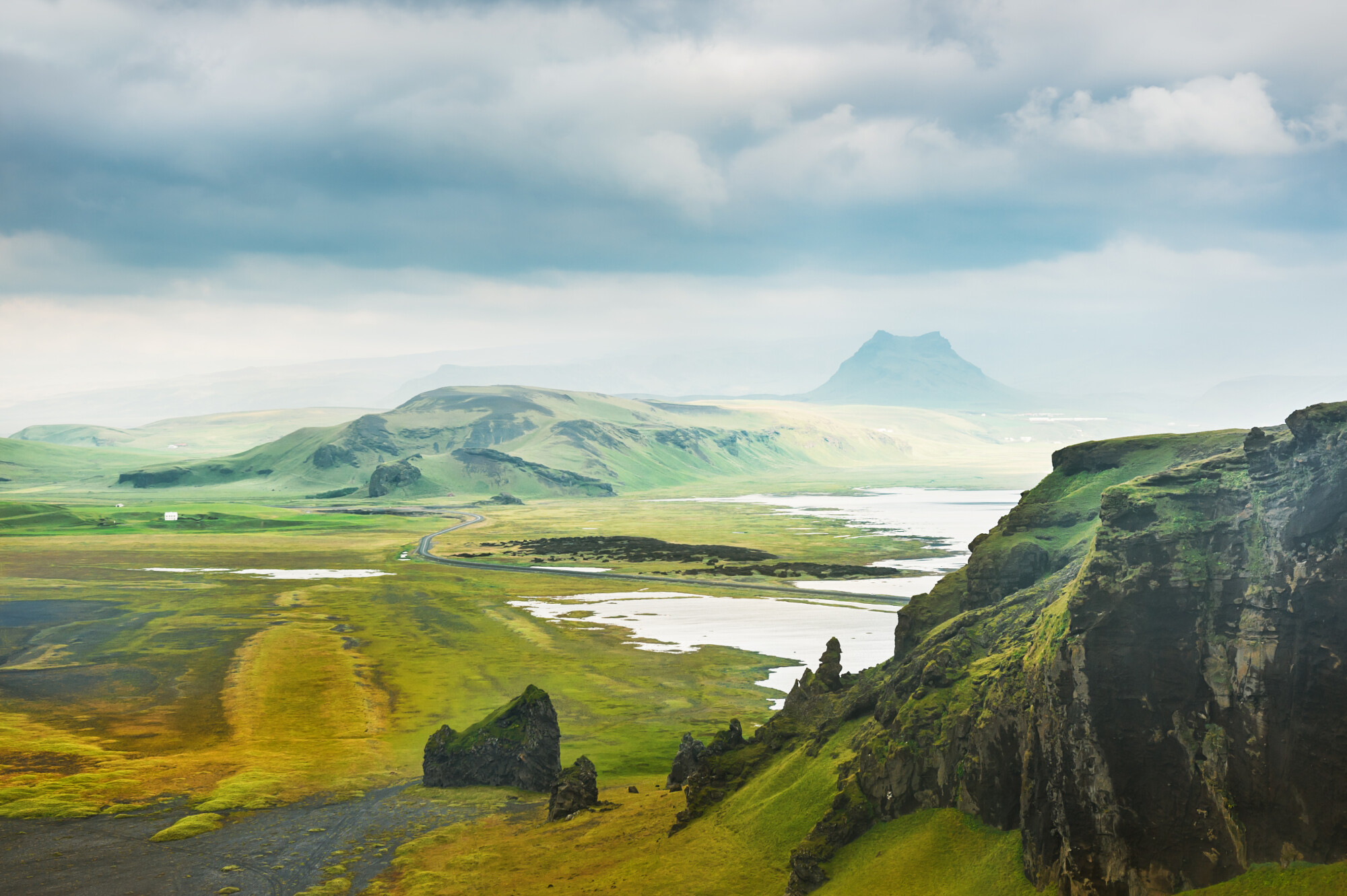 stunning landscape in Iceland
