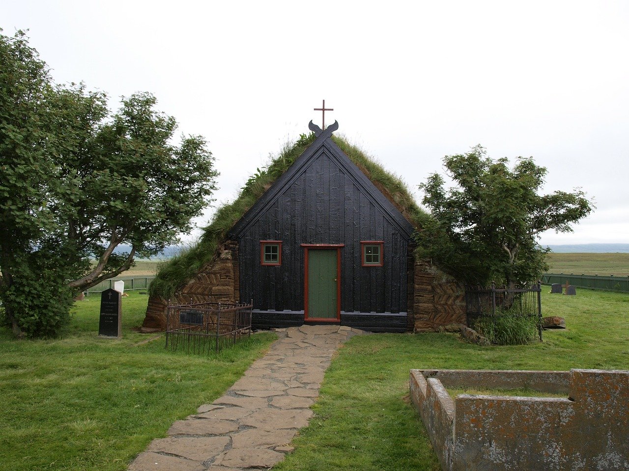 turf church in Iceland