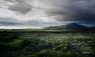 Landscape in Húsafell, Iceland