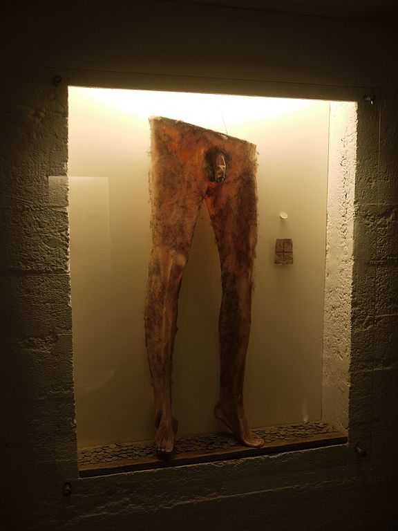 Necropants in the museum of sorcery and witchcraft in Iceland