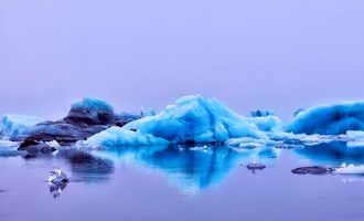 Jökulsárlón glacier lagoon in Iceland