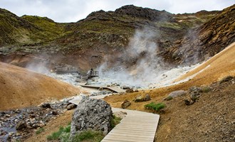 Seltún geothermal area Iceland