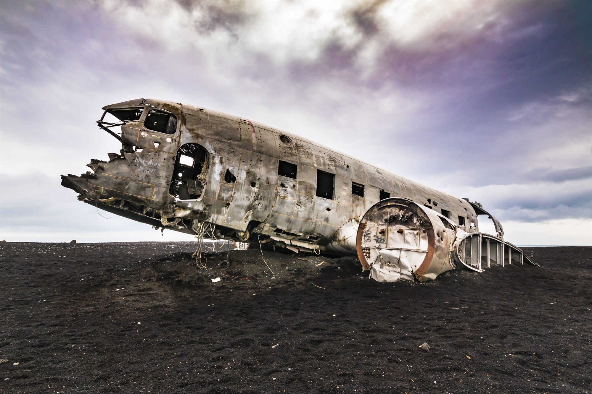 Plane wreck at Sólheimasandur.