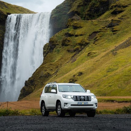 Skógafoss: Visiting Iceland’s Iconic Waterfall by Car Hire