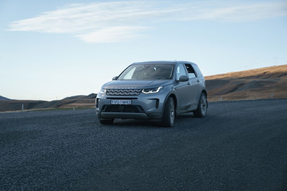 Land Rover Discovery Sport. Land Rover Discovery Sport rental car in Iceland.