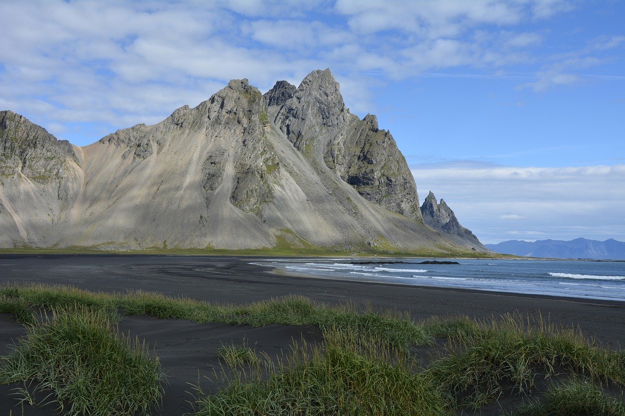 Vestrahorn mountain in east Iceland